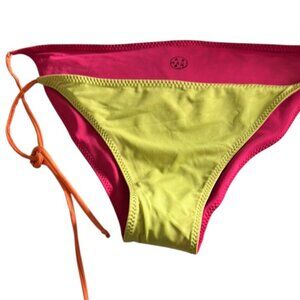 New ColorBlock Reversible Bikini Bottom - Size L | Maui & Sons Side-Tie Hipster